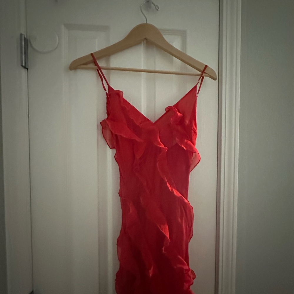 Rat & Boa Cecelia Red Maxi Dress - Size S - Picture 11 of 16